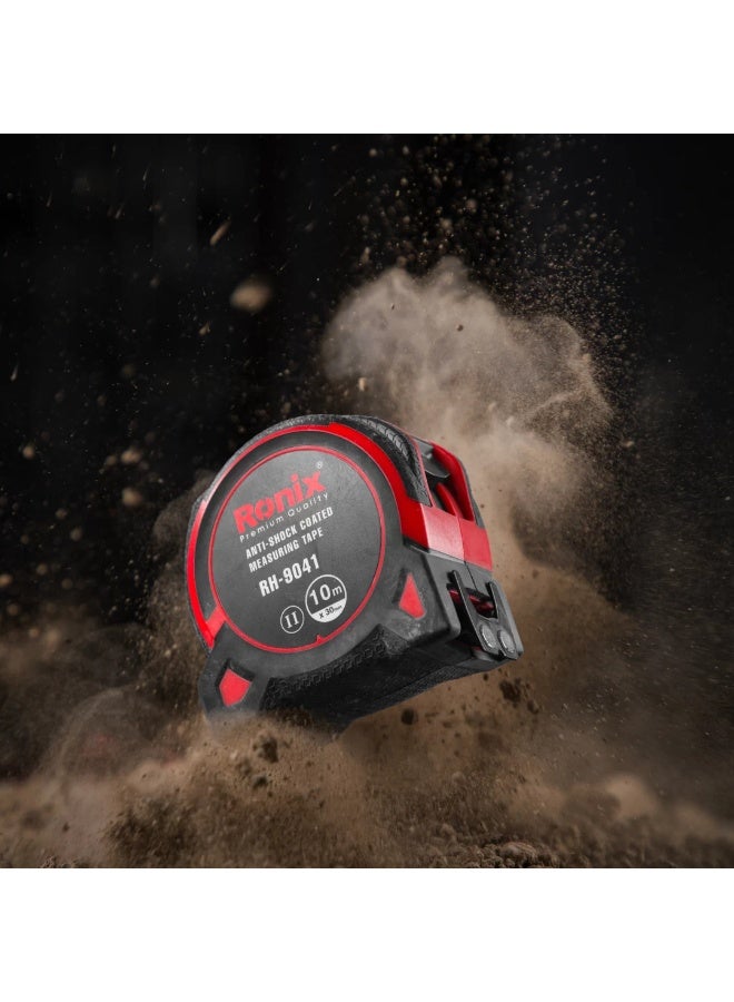 RONIX Anti-Shock Coated Measuring Tape 10 meter  # RH-9041 - Image 5